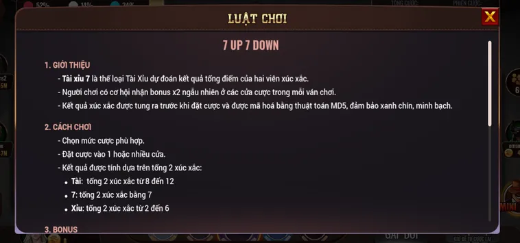 7 Up Down Tại BomWin Sân Chơi Cá Cược Đỉnh Cao Với Tỷ Lệ Thắng Cực Lớn