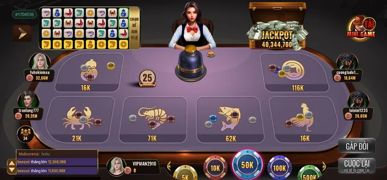 Bầu Cua Tại BomWin Siêu Phẩm Game Dân Gian Với Tỷ Lệ Thưởng Cực Cao