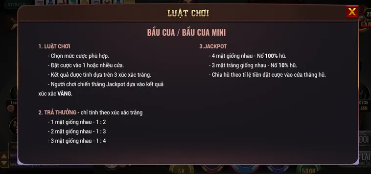 Bầu Cua Tại BomWin Siêu Phẩm Game Dân Gian Với Tỷ Lệ Thưởng Cực Cao