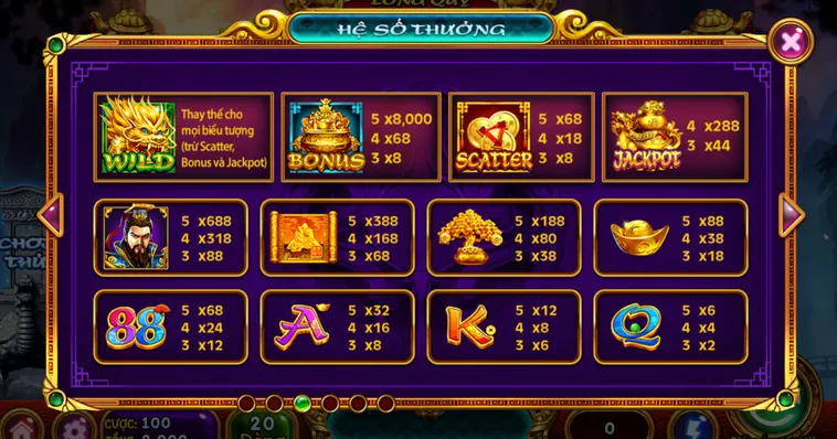 Khám Phá Siêu Phẩm Slot Game Long Quy Chi Bảo Tại BomWin Đẳng Cấp