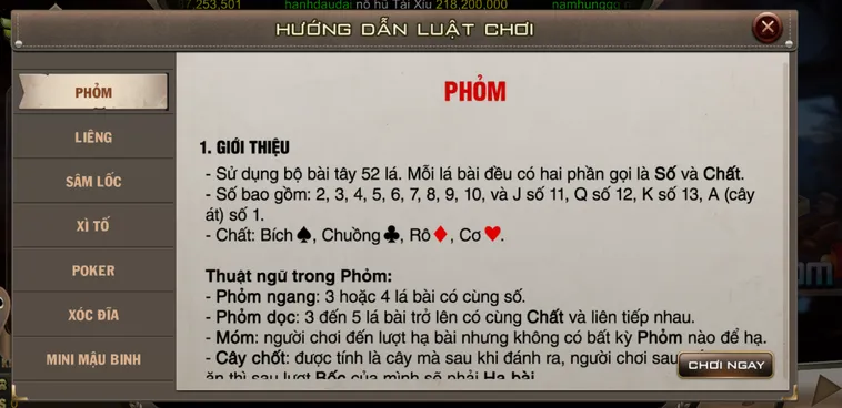 So Tài Cao Thấp Trong Ván Phỏm Tại BomWin Đỉnh Cao Cùng Cao Thủ